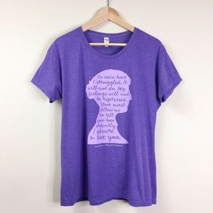 Women's XL Jane Austen Pride and Prejudice T-shirt